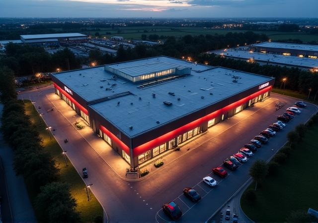Kaart van Meridian Motors in Hilvarenbeek