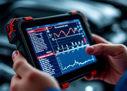 Detailopname van tuning software en diagnostische interface